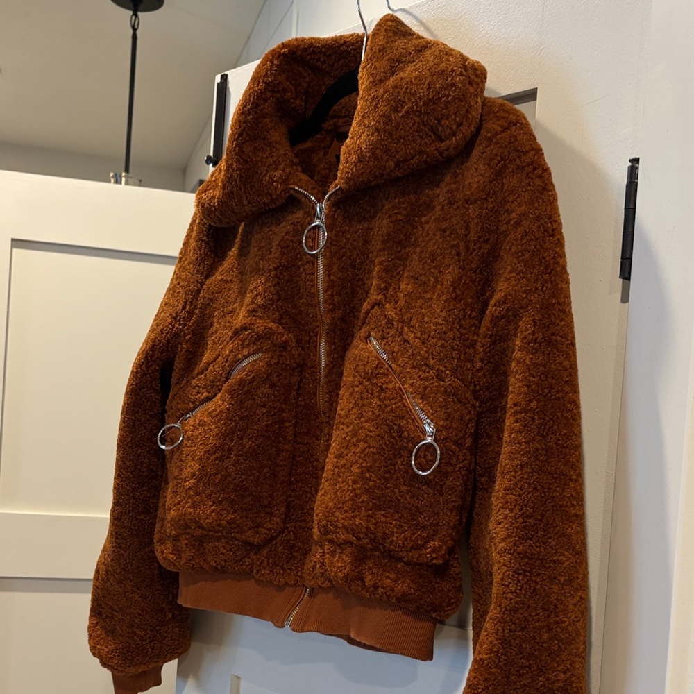 Blank NYC Faux Fur Jacket in Level Up - Picture 3 of 7